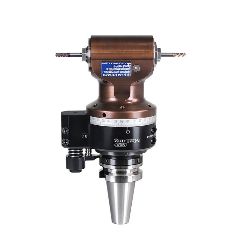 刀克DK90-BT40-AER16M-2X自主研發(fā)高速內(nèi)縮型雙出側(cè)銑頭