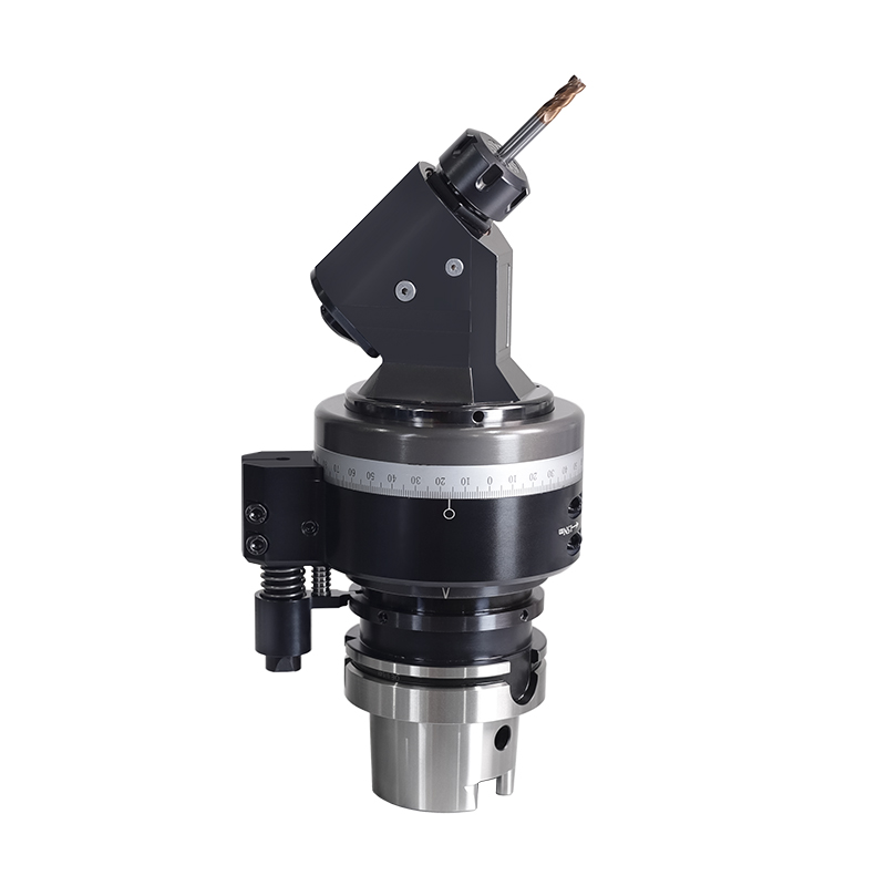 刀克DK45-HSK100A-ER25Z自動換刀45度加工中心高速銑頭